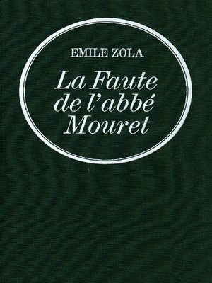 cover image of La Faute de l'abbé Mouret